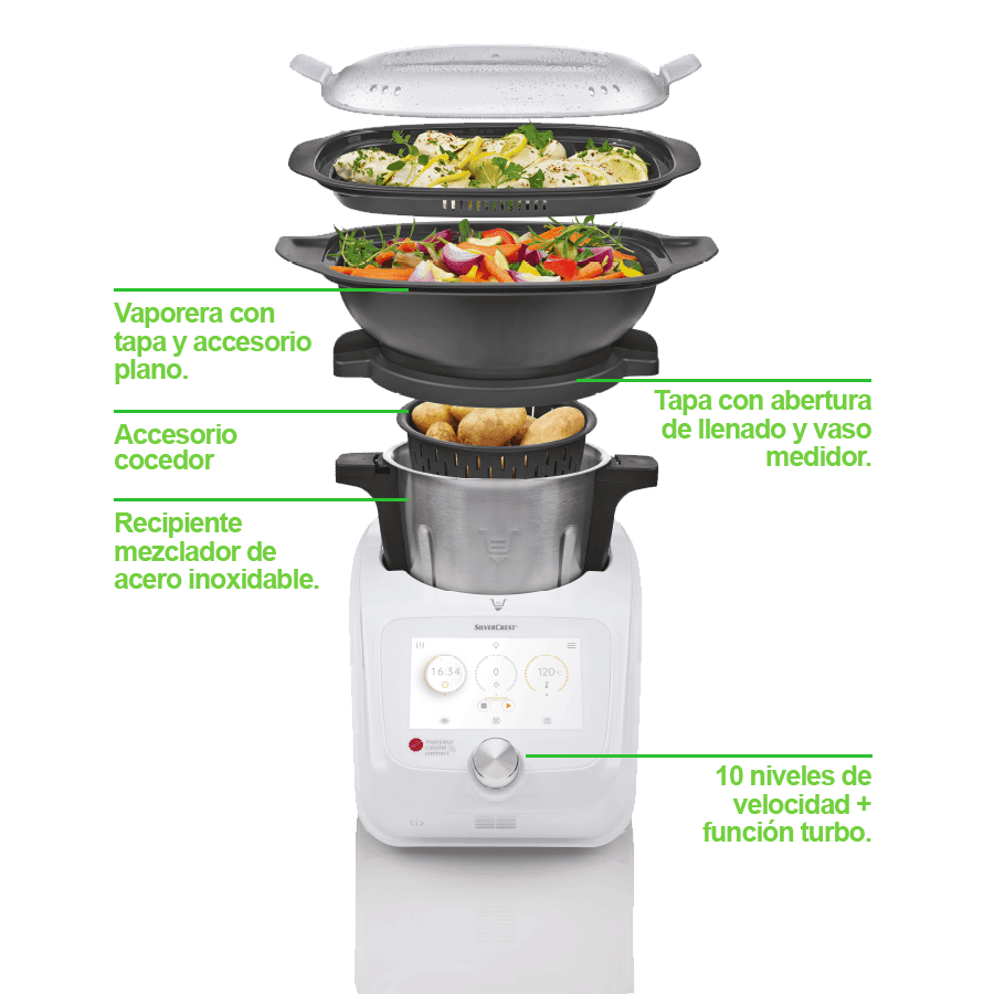 Robot de cocina Monsieur Cuisine de Lidl