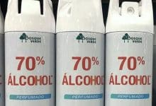 Spray desinfectante 70% de alcohol de Mercadona