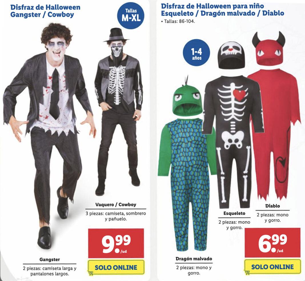 Disfraces Halloween de LIDL