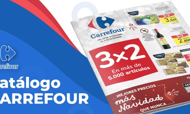 folleto carrefour diciembre 3x2 1