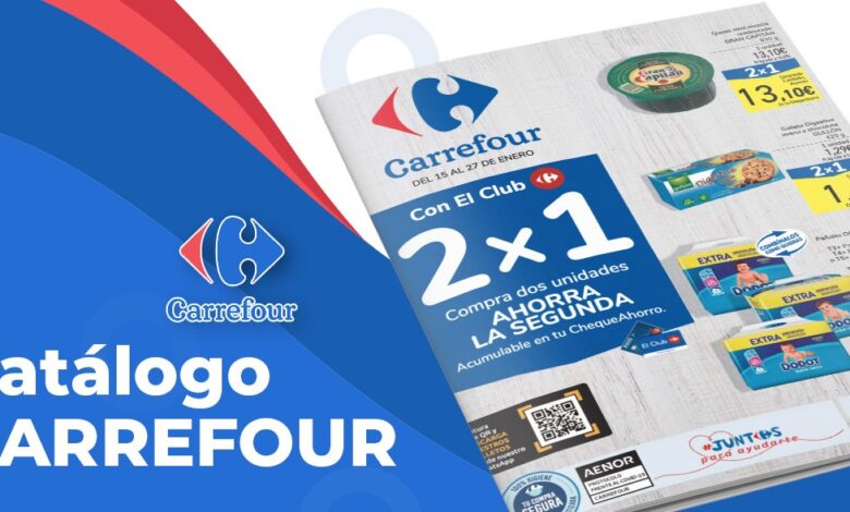 folleto carrefour enero descuentos