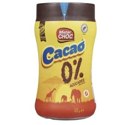 cacao soluble 0% azucares añadidos en lidl