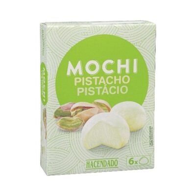 helado mochi con pistacho hacendado mercadona