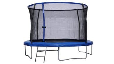 trampolin con red de seguridad aldi