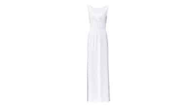 vestido camisero blanco esmara en lidl