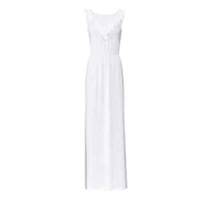 vestido camisero blanco esmara en lidl