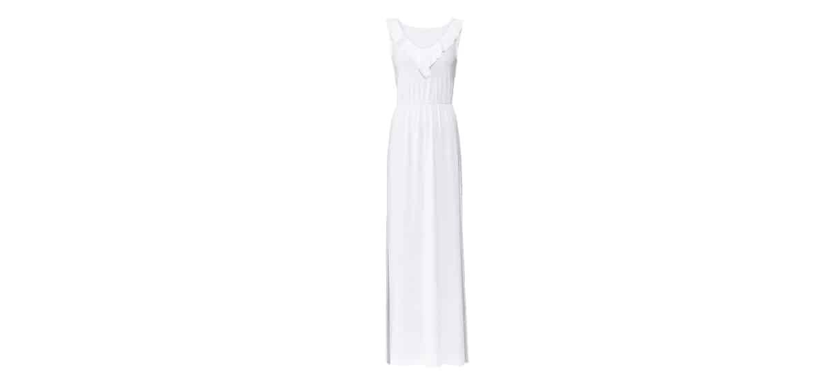 vestido camisero blanco esmara en lidl