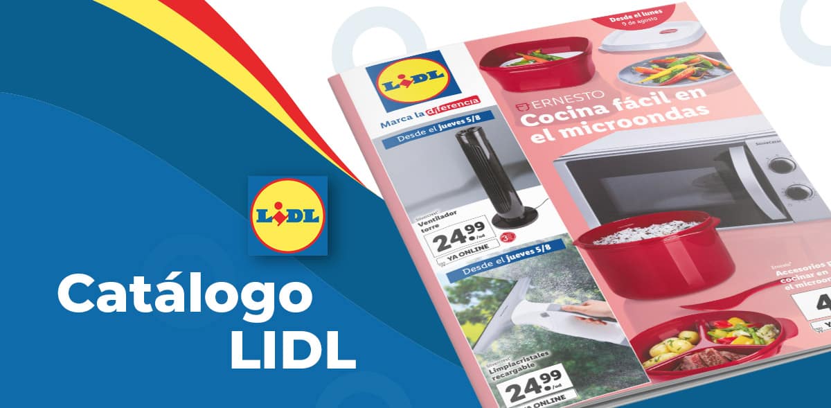 Folleto LIDL con ofertas en productos hasta el 11 de agosto