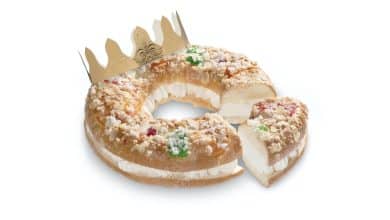 roscon de reyes congelado relleno con nata en mercadona