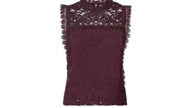camiseta sin mangas con encaje en lidl