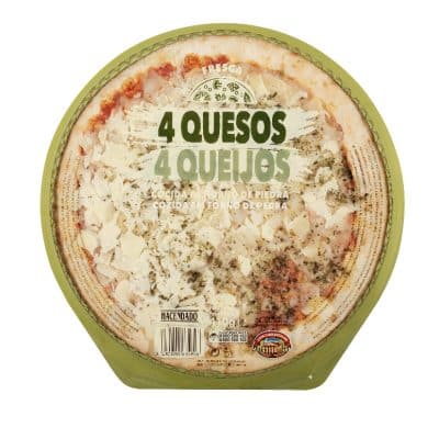 pizza cuatro quesos hacendado mercadona