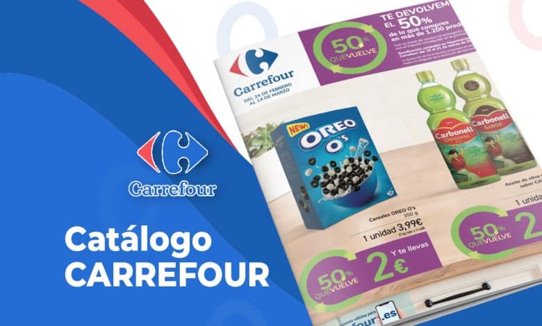 Folleto Carrefour 50% que vuelve de marzo