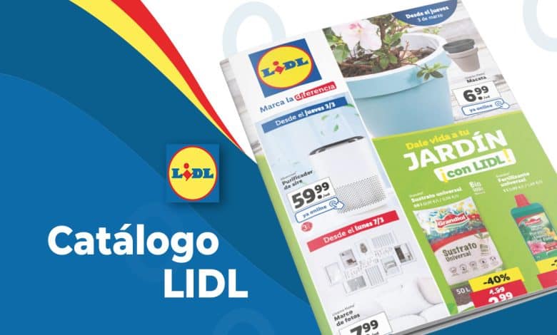 Catálogo de supermercados LIDL de artículos del 3 al 9 de marzo