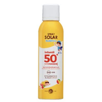 protector solar infantil fps50 resistente al agua marca sun med en mercadona