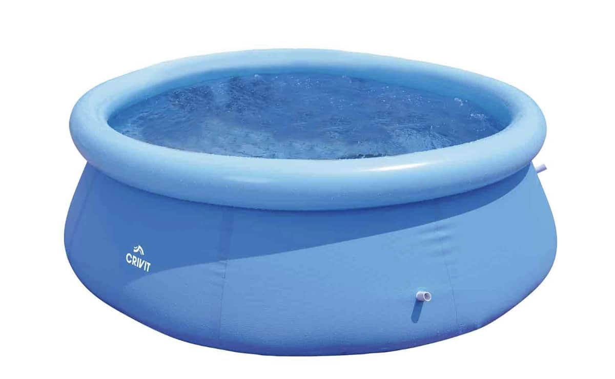 piscina de montaje rapido 240 x 63 cm marca Crivit disponible en Lidl