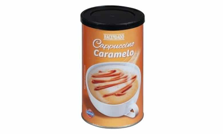 Cafe soluble cappuccino caramelo Hacendado PP