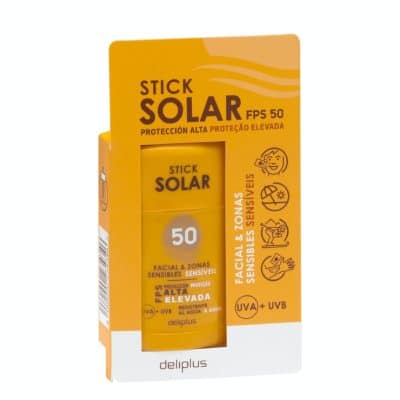 Stick Protector Solar Facial Zonas Sensibles PP Deliplus FPS 50