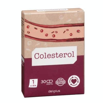 Capsulas Colesterol Deliplus elaborado a base de especies vegetales y acido folico PP