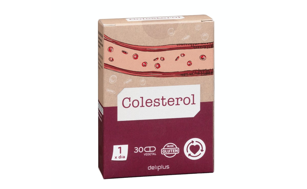 Capsulas Colesterol Deliplus elaborado a base de especies vegetales y acido folico PP